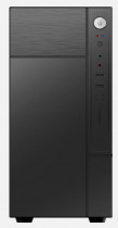 Корпус FOXLINE Case Forza mATX case, black, w/PSU 450W 12cm, w/2xUSB3.0, w/pwr cord, w/o FAN (FZ-017-SX450R-U32)