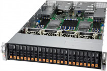 Сервер SUPERMICRO MP SuperServer 2U 240P-TNRT 4x6348H/48x32GB/1x240Gb SM883 SATA/2x10Gb/2x10GbSFP+/24 Hot-swap 2.5