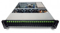 Серверная платформа RIKOR 2U Server RP6224 noCPU(2)2nd GenScalable HS/TDP 205W/ no DIMM(16)/HDD(26)SFF/4x1Gbe/6xHHHL/ 1xM.2 NWMe4, 1xM.2 SATA/2x800W/МИНПРОМТОРГ Реестр (6224.100-03.10)