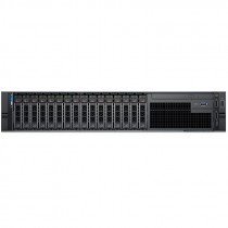 Серверная платформа DELL PowerEdge R740 2U/ 16SFF/ 1xHS/ PERC H750 LP/ iDRAC9 Ent/ 4xGE/ noPSU / 3FH/ 4 std/ Bezel noQS/ Sliding Rails/ CMA/ 1YWARR (R740-16SFF-05T)