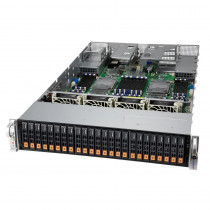 Серверная платформа SUPERMICRO MP SuperServer 2U 240P-TNRT noCPU(4)3rd Gen Scalable/TDP 250W/no DIMM(48)/24 NVMe/SAS3/SATA3 with 8SAS3/SATA3/2x10GbE,2x10GbSFP+/4PCIEx16 ,2PCIEx8 ,4PCIEx8/2x2000W/SFT-OOB-LIC (SYS-240P-TNRT_EMPTY)