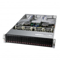 Серверная платформа SUPERMICRO SYS-220U-TNR 2U, 2xLGA4189 (up to 270W), iC621A (X12DPU), 32xDDR4, 24x2.5 SAS/SATA (22xNVME Gen4 (opt)), 1x PCIE 4.0x16 (75W), 4x PCIE 4.0x8 LP (25W), 1x PCIE 4.0x8 internal LP, OOB, 2x1600W (SYS-220U-TNR_1)
