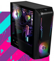 Корпус COOLER MASTER MasterBox 500 Mid Tower Chassis, USB3 x 2, 1xARGB fan, 1xARGB strips, RGB controller Mid Tower Chassis, USB3 x 2, 1xARGB fan, 1xARGB strips, RGB controller included, Tempered glass (MB500-KGNN-S00)