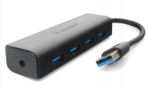 USB хаб GEMBIRD USB 3.0 4 порта, с доп питанием (UHB-C354)