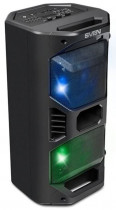 Портативная акустика SVEN стерео, Bluetooth, USB, питание от сети, питание от батарей, PS-600 Black (SV-018443)