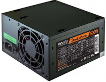 Блок питания GINZZU БП SA500 ATX v2.3, 500W, 80mm, 24+4pin, 3xSATA, 3xMolex, Black OEM (508207) (Ginzzu SA500)