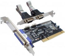 Контроллер ST-LAB I420 3 ext, PCI; 2xCOM9M + 1xLPT25F RTL (ST-Lab I-420)