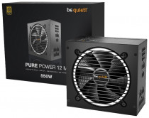 Блок питания BE QUIET! Pure Power 12 M 550W / ATX 3.0, 80 PLUS Gold, LLC+SR+DC-DC, 120mm fan, semi-modular / (BN341)