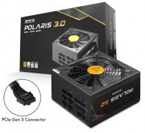 Блок питания CHIEFTEC Polaris 3.0 (ATX 3.0, 1250W, 80 PLUS GOLD, Active PFC, 140mm fan, Full Cable Management, Gen5 PCIe) Retail (PPS-1250FC-A3)