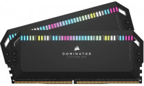 Комплект памяти CORSAIR 32 Гб, 2 модуля DDR5, 49600 Мб/с, CL36-39-39-76, 1.1 В, XMP профиль, радиатор, подсветка, 6200MHz, Dominator Platinum, 2x16Gb KIT (CMT32GX5M2X6200C36)