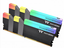 Комплект памяти THERMALTAKE 32GB(2x16GB) DDR4 3200 TOUGHRAM RGB CL16 BLACK /RGB Lighting/SW Control/MB Sync/10Lay10u/2Pack (R009D416GX2-3200C16A)
