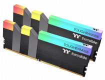 Комплект памяти THERMALTAKE 64GB(2x32GB) DDR4 3200 TOUGHRAM RGB CL16 BLACK /RGB Lighting/SW Control/MB Sync/10Lay10u/2Pack (R009R432GX2-3200C16A)