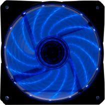 Вентилятор для корпуса DIGMA 120x120x25mm 3-pin 4-pin (Molex)23dB 115gr LED Ret (DFAN-LED-BLUE)