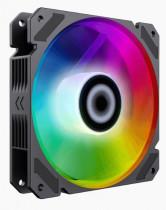 Вентилятор для корпуса GAMEMAX 12CM ARGB Rainbow Fan, frame with reflective design, 3pin+4Pin connector (FN-12Rainbow-C9)