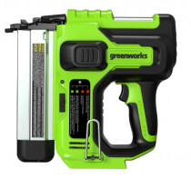 Гвоздезабивной пистолет GREENWORKS GD24BN, 24V, без АКБ и ЗУ нейлер аккумуляторный (3400707)