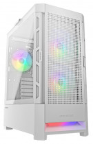 Корпус COUGAR Airface RGB White, 2х140мм + 1x120mm ARGB Fan, ARGB Fan Hub, без БП, белый, ATX (Airfac RGB White)
