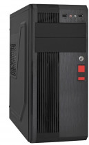 Корпус EXEGATE Miditower UN-605B-UN600 (ATX, БП UN600 с вент. 12см, 2*USB, аудио, блокировка, черный) (EX294577RUS)