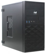 Корпус INWIN Mini Tower EFS052 Black 450W RB-S450HQ7-0 U3*2 +A(HD)+ front fan holder+ Screwless mATX (6184288)