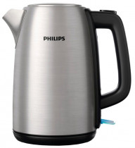 Чайник электрический PHILIPS 1.7л. 1850Вт серебристый (корпус: нержавеющая сталь) (HD9351/90)