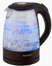 Чайник электрический SCARLETT 1.7л, 2200Вт, шоколад (SC-EK27G97)