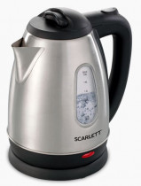 Чайник электрический SCARLETT 1.8л. 1600Вт черный/серебристый (корпус: металл) (SC-EK21S20)