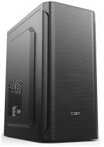 Корпус CBR mATX Minitower MX10, c БП PSU-ATX450-08EC (450W/80mm), 2*USB 2.0, HD Audio+Mic, Black (PCC-MATX-MX10-450W2)