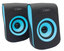 Акустическая система CBR 2.0, мощность 6 Вт, 20-18000 Гц, материал: пластик, синий, USB, CMS-366 Blue (CMS 366 Blue)