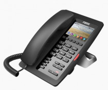 IP-телефон FANVIL H5 для отелей, 1 SIP линия, цветной экран, USB, чёрный (Fanvil H5 Black)