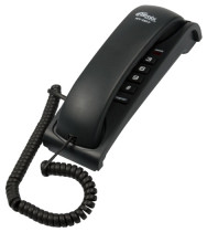 Телефон RITMIX RT-007 black проводной {повторный набор номера, настенная установка, регулятор громкости звонка} (15118345)