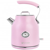 Чайник электрический KITFORT 1.7л. 2200Вт розовый (корпус: металл) (КТ-663-3)