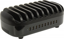 Сетевая зарядная станция ORICO 120 Вт, 10x USB, DUK-10P, чёрный (ORICO-DUK-10P-BK)