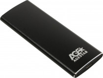 Внешний корпус AGESTAR SSD m2 NGFF 2280 B-Key USB 3.1 алюминий черный (3UBNF2C BLACK)