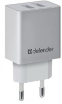 Сетевое зарядное устройство DEFENDER UPA-22 5V/2.1A 2XUSB (83580)