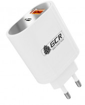 Сетевое зарядное устройство GREENCONNECT GCR 36W USB TypeA + TypeC, PD18W + Quick Charge 3.0, (GCR-52579)