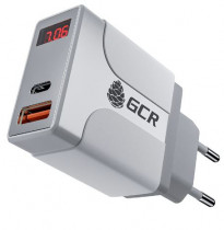 Сетевое зарядное устройство GREENCONNECT GCR на 2 USB порта (QC 3.0 + PD 3.0 ), белый, (GCR-52885)