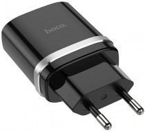 Сетевое зарядное устройство HOCO C12Q/ QC 3.0/ 1 USB/ Выход: 5V_9V_12V, 18W/ Black (HC-16255)