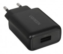 Сетевое зарядное устройство UGREEN Зарядное устройство CD122 USB-A QC 3.0 18W Charger. Цвет: черный (70273)