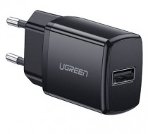 Сетевое зарядное устройство UGREEN сила тока 2.1 A, 1x USB, ED011, чёрный (50459_)