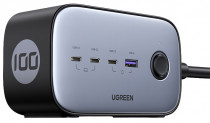 Сетевое зарядное устройство UGREEN CD270 (60167) DigiNest Pro 100W USB-C Charging Station100W c 3* USB-C b 1*USB-A. Цвет: серый космос CD270 (60167) DigiNest Pro 100W USB-C Charging Station100W 3*USB-C-1*USB-A (EU) - Space Gray (60167_)