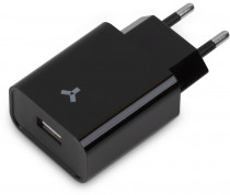 Сетевое зарядное устройство ACCESSTYLE 10 Вт, сила тока 2.1 A, 1x USB, чёрный (Copper 10WU Black)