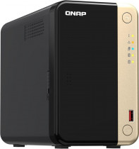 Сетевое хранилище (NAS) QNAP Original 2-bay настольный Celeron N5095 (TS-264-8G)