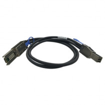 Кабель QNAP Mini SAS external cable (SFF-8644 to SFF-8088), 1.0 m for REXP-1220U-RP, REXP-1620U-RP,SAS-12G2E. ES1640dc v2, EJ1600 (CAB-SAS10M-8644-8088)