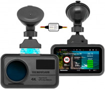 Видеорегистратор с радаром TRENDVISION GPS ГЛОНАСС черный (HYBRID SIGNATURE REAL 4K MAX)