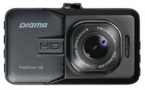 Видеорегистратор автомобильный DIGMA FreeDrive 108 черный 1080x1920 1080p 140гр. NTK96223 (FD108S)