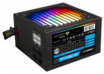 Блок питания GAMEMAX 700 Вт, ATX, активный PFC, 120 мм, 80 PLUS Bronze, отстёгивающиеся кабели, подсветка (VP-700-RGB-MODULAR)