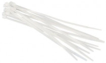 Стяжки HYPERLINE кабельные (хомут стяжной), нейлон, 4.8x530мм, белые, 100шт (GT-530ST)