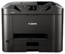 МФУ CANON струйный, цветная печать, A4, двусторонняя печать, печать фотографий, планшетный/протяжный сканер, ЖК панель, сетевой Ethernet, Wi-Fi, AirPrint, MAXIFY MB5140 (0960C007)