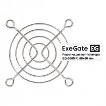 Решетка для вентилятора EXEGATE 60x60 EG-060MR (60x60 мм, металлическая, круглая, никель) (EX295259RUS)