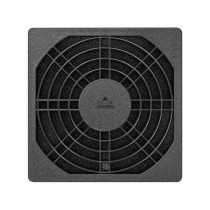 Решетка для вентилятора EXEGATE с фильтром 80x80 EG-080PSFB (80x80 мм, пластиковая, квадратная, с пылевым фильтром, черная) (EX295254RUS)
