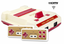 Игровая консоль RETRO GENESIS HD Wireless белый/красный в комплекте: 300 игр (CONSKDN77)
